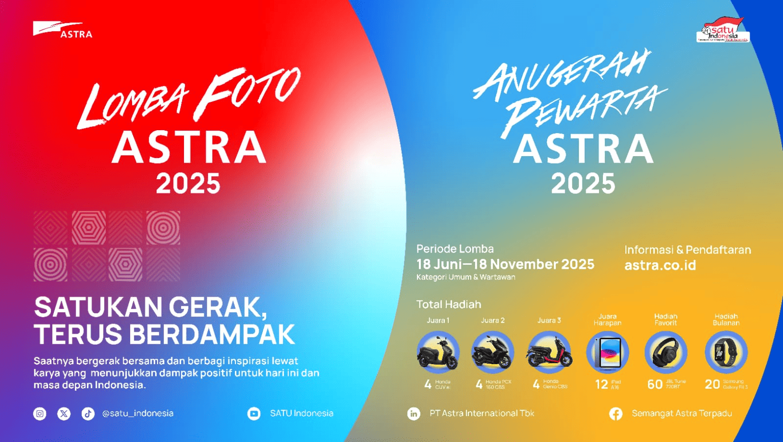 Anugerah Pewarta Astra 2025 - Satukan Gerak, Terus Berdampak