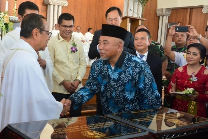 Peresmian Gereja Santa Clara di Tengah Takbir Idul Adha