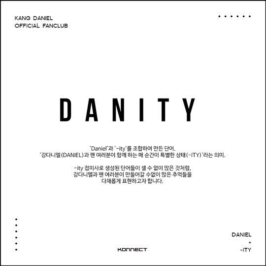 Kang Daniel Umumkan Nama Resmi Fansclubnya DANITY