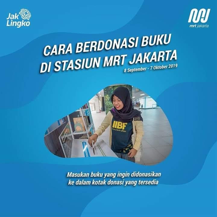 Cara Donasi dan Pinjam Buku di Stasiun MRT Jakarta