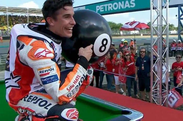 Marc Marquez Rebut Gelar Juara Dunia Kedepalan di MotoGP Thailand
