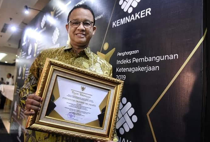Anies Baswedan: DKI Raih Penghargaan IPK Kemnaker Dua Tahun Berturut-turut