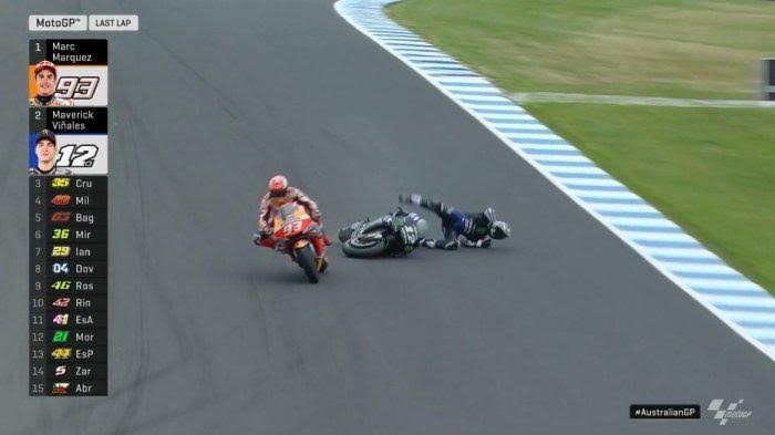 Drama Kemenangan Marquez di GP Australia