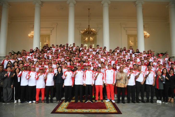 Jokowi Targetkan Kontingen Indonesia Masuk Dua Besar SEA Games 2019
