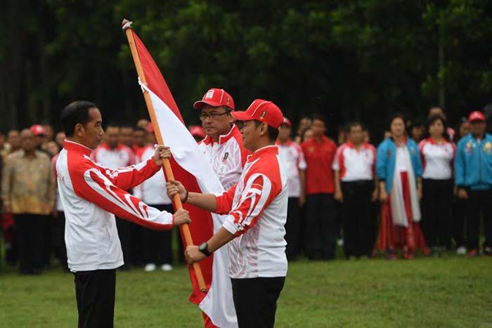 Jokowi Targetkan Kontingen Indonesia Masuk Dua Besar SEA Games 2019
