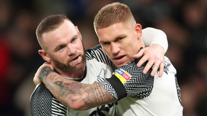 Jalani Debut Bersama Derby County, Rooney Sumbang Satu Assist