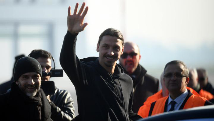 Kembali ke AC Milan, Ibrahimovic Pilih Nomor Punggung Pirlo