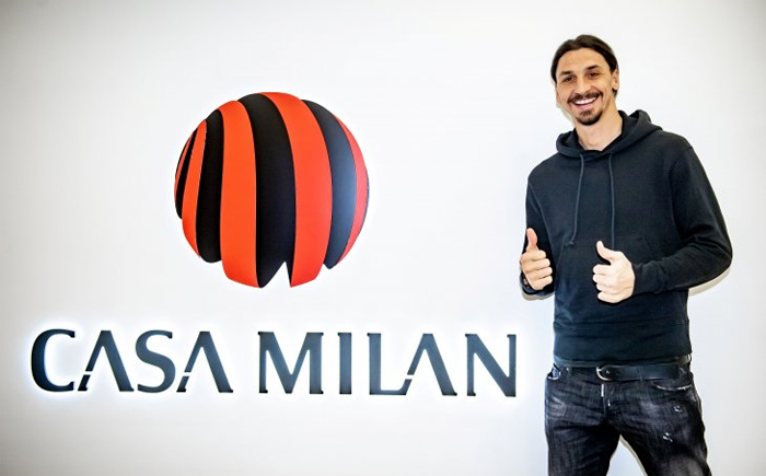 Kembali ke AC Milan, Ibrahimovic Pilih Nomor Punggung Pirlo
