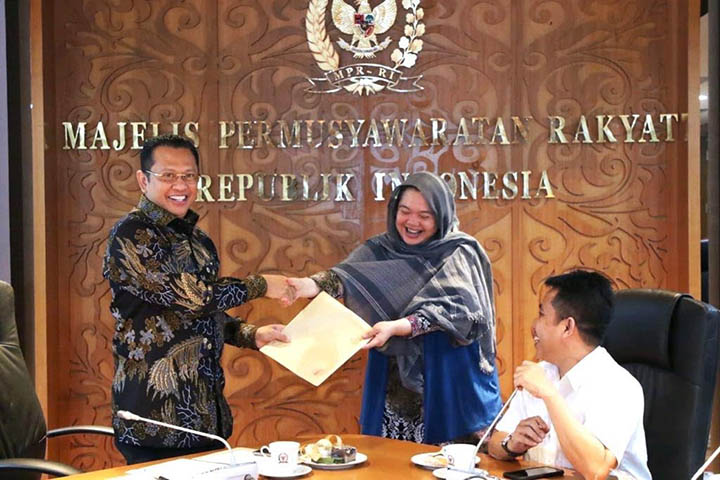 Ketua MPR Ajak ProDEM Tingkatkan Kualitas Demokrasi Indonesia