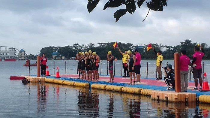 Untuk Kali Kedua Jauhari Johan Juarai Palembang Triathlon