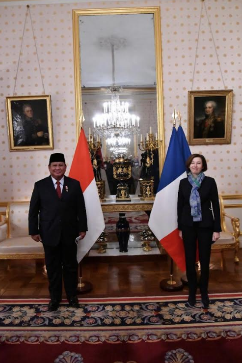Menhan RI dan Menhan Prancis Terus Pererat Kerja Sama Pertahanan