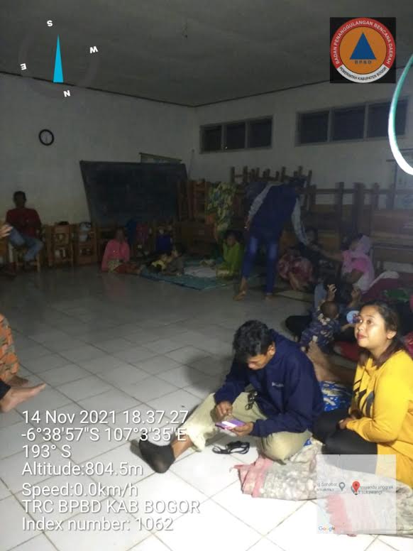 Pergerakan Tanah di Kabupaten Bogor Akibatkan 49 KK Mengungsi