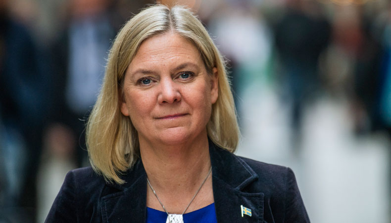 PM Swedia Magdalena Andersson Positif Covid-19