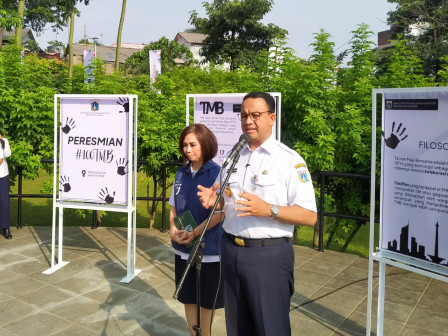 Anies Resmikan 100 TMB untuk Hadirkan Kesetaraan dan Kebersamaan di Jakarta