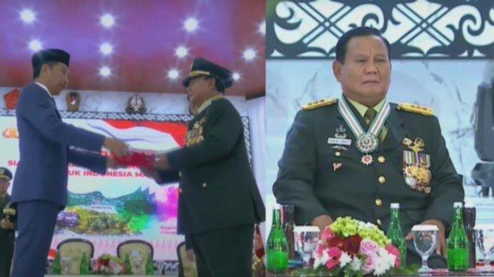 Prabowo Terima Kenaikan Pangkat Kehormatan Jenderal Bintang Empat