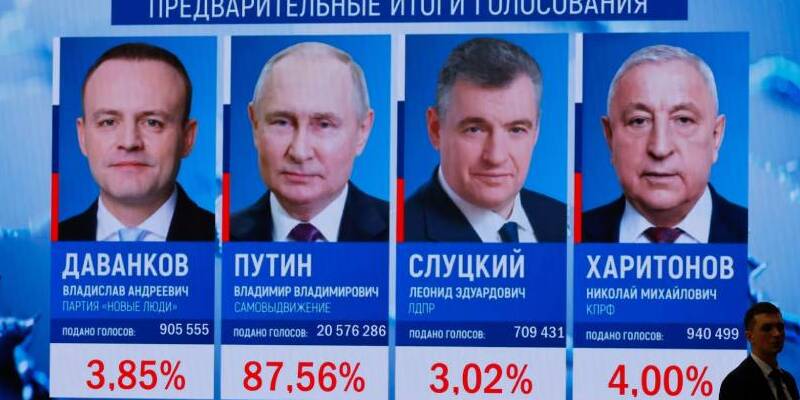Vladimir Putin Menang Telak di Pilpres Rusia