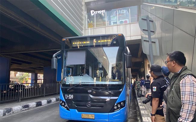 TransJabodetabek Rute Sawangan–Lebak Bulus Resmi Beroperasi