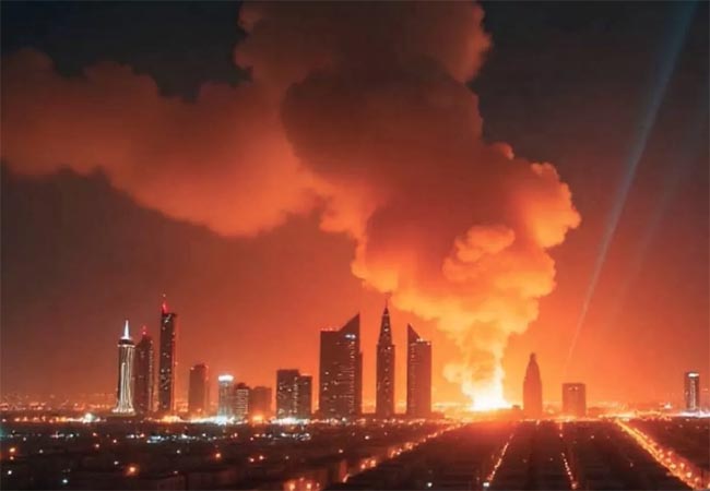 Rudal Iran Hantam Pangkalan Militer AS di Qatar